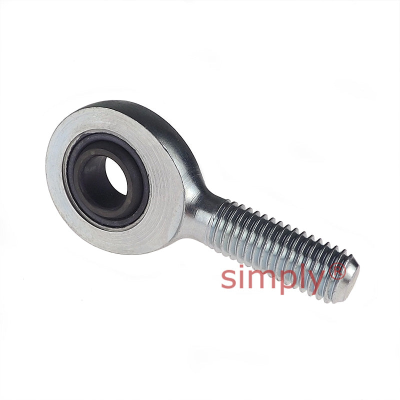 Fluro EA17 Right Hand Zinc Plated Steel / Steel Male Plain Rod End M16 Thread