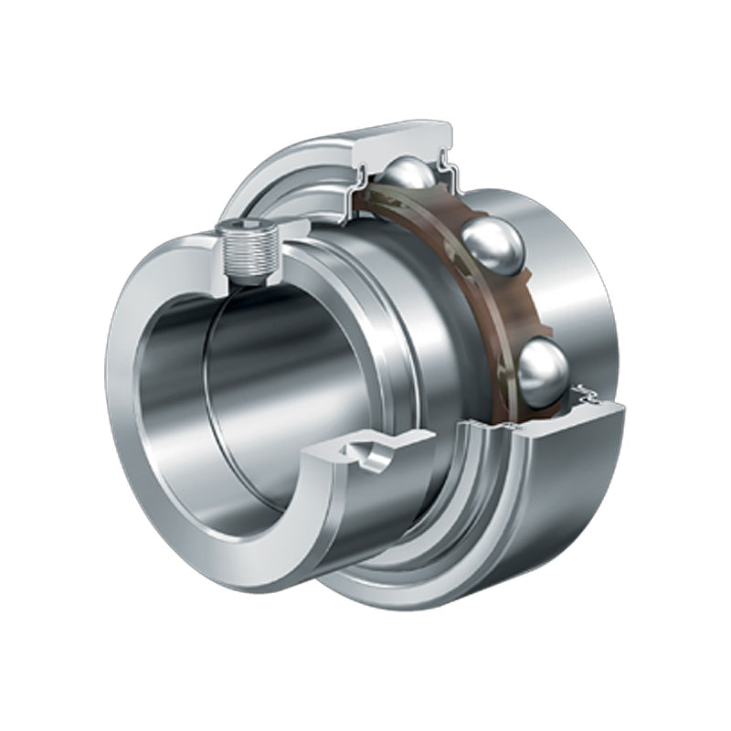 INA E35XLKRR Metric Parallel Outer Bearing Insert with R Seals and Eccentric Collar 35x72x51.3mm