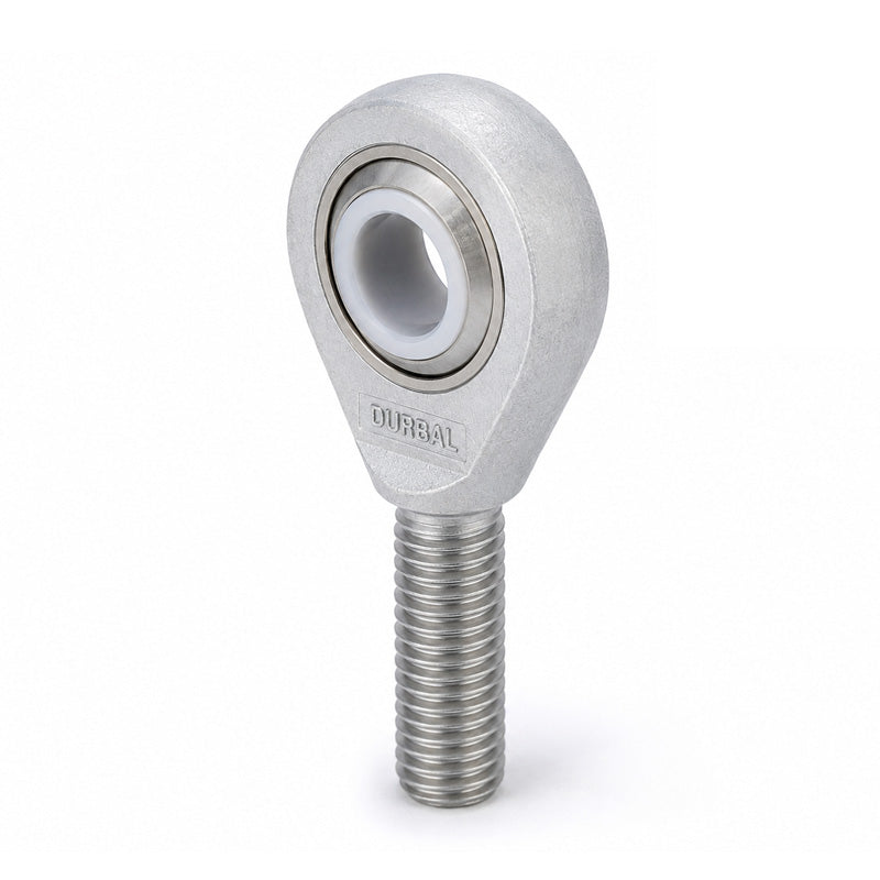 Durbal EMA20-60-502 Maintenance Free Left Hand Metric Aluminium / PTFE Lined Male Rod End M20x1.5 Thread