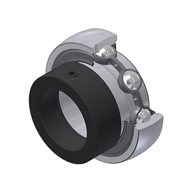 SNR ES207-23G2T04 Imperial Flatback Spherical Outer Low Temp Bearing Insert 1-7/16 inch Bore 72mm Outside Diameter with Eccentric Collar - Allow 2-3 Days