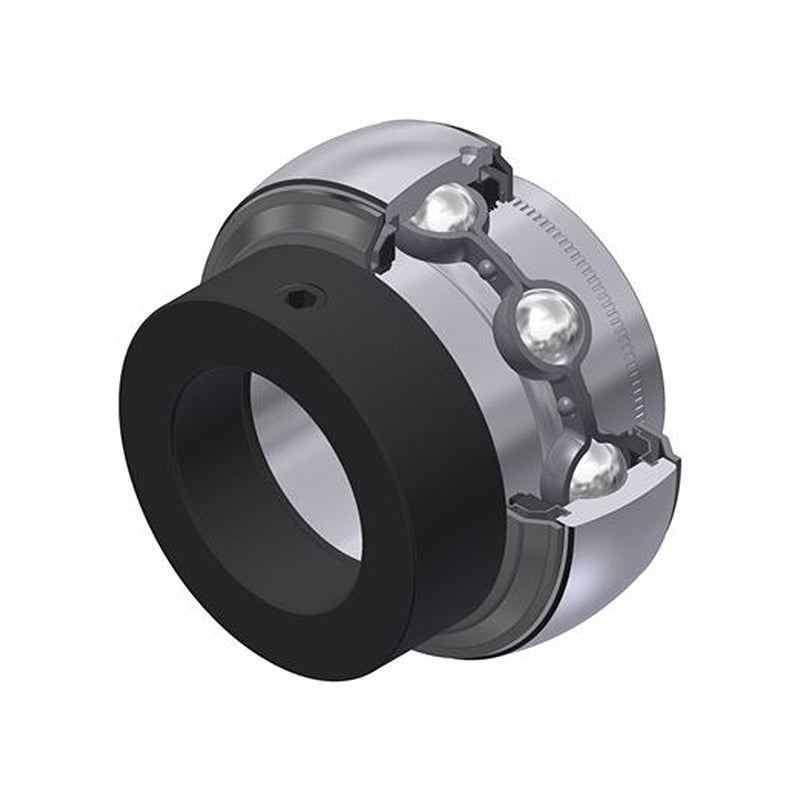 SNR EX207AGR Metric Full Width Spherical Outer Agricultural Bearing Insert 35mm Bore 72mm Outside Diameter with Eccentric Collar - Allow 2-3 Days