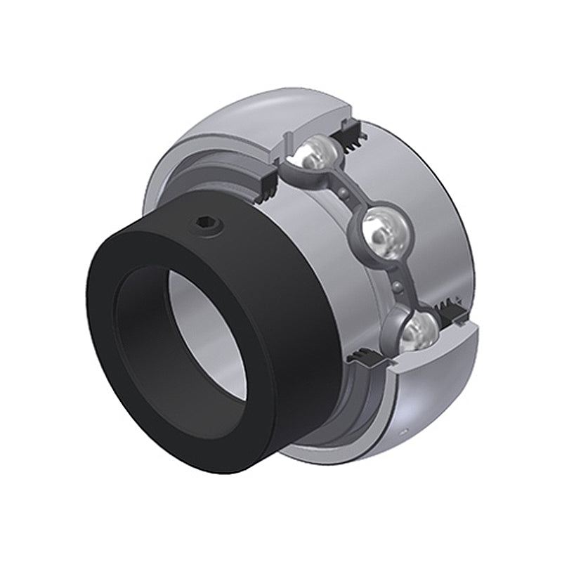 SNR EX210G2L3 Metric Full Width Spherical Outer Bearing Insert 50mm Bore 90mm Outside Diameter with Eccentric Collar and Triple Lip Seals - Allow 2-3 Days