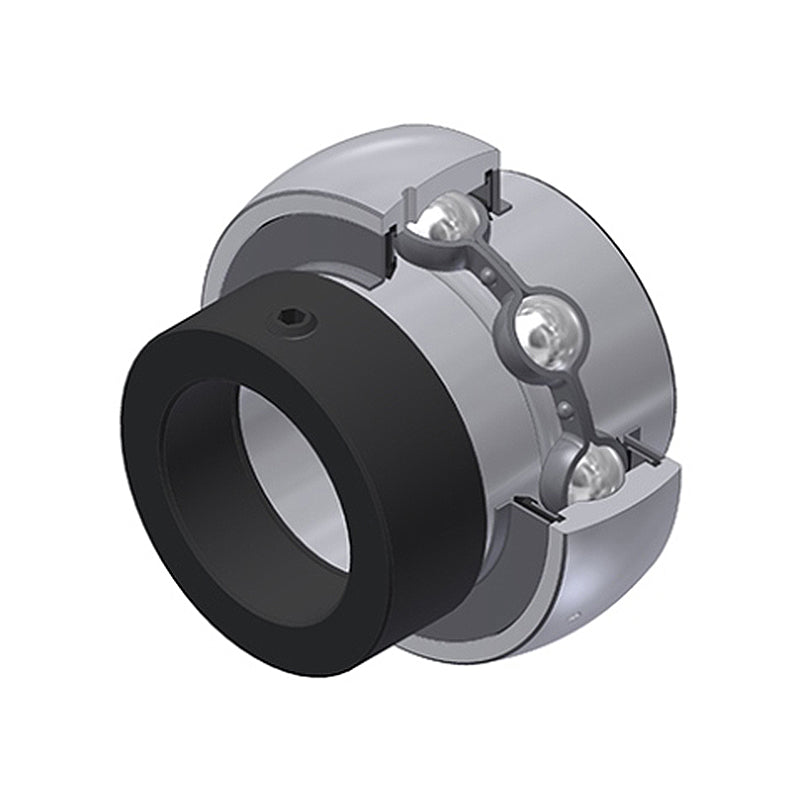SNR EX211-35G2T04 Imperial Full Width Spherical Outer Low Temp Bearing Insert 2-3/16 inch Bore 100mm Outside Diameter with Eccentric Collar - Allow 2-3 Days