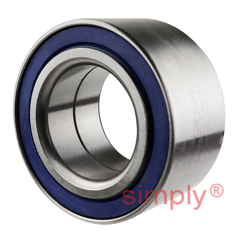 PFI PW42750037CS Rubber Sealed Double Row Wheel Bearing 42x75x37mm