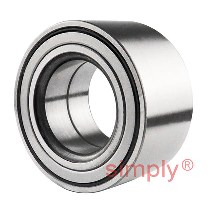 F16057 Rubber Sealed Double Row Wheel Bearing 38.1x70x37mm