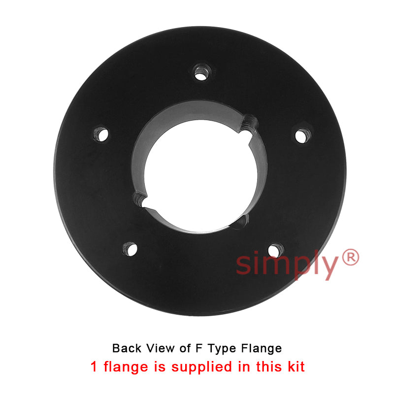 Major Brand F60H/F60F Inner/Outer Facing Taper Bores Type Tyre Drive Coupling Assembly with Natural Rubber Tyre