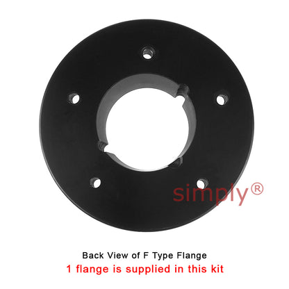 Major Brand F60H/F60F Inner/Outer Facing Taper Bores Type Tyre Drive Coupling Assembly with Natural Rubber Tyre