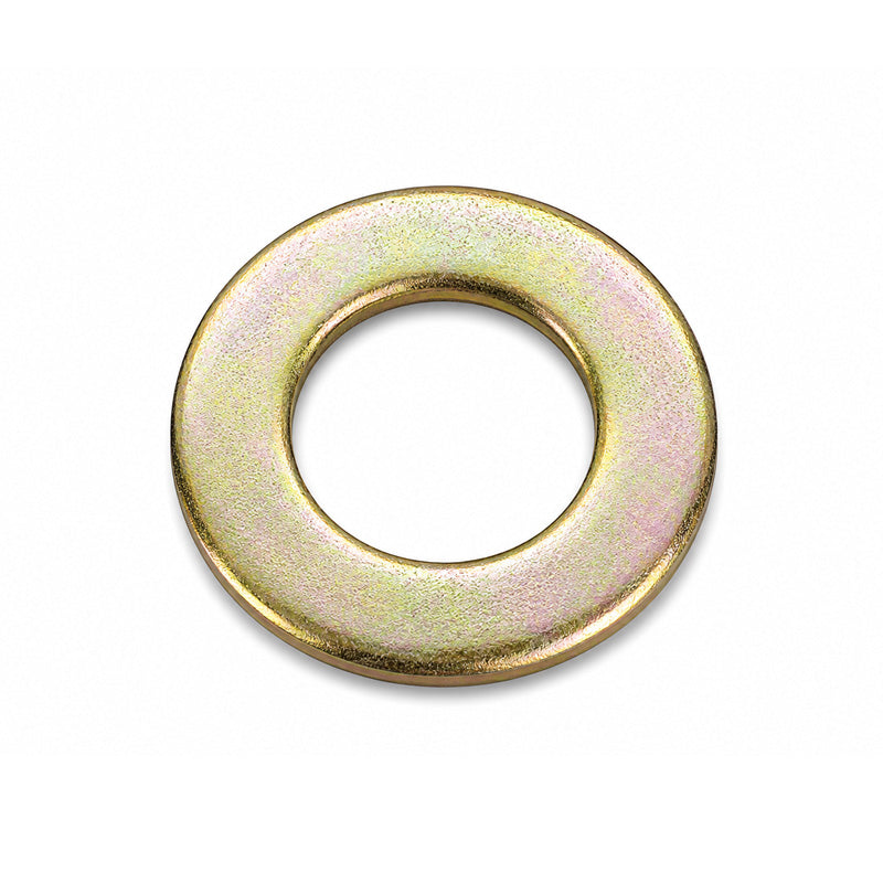 Unifix M5x10x1mm Form A Flat Washer DIN 125A with Zinc and Yellow Finish - Allow 2-3 Days