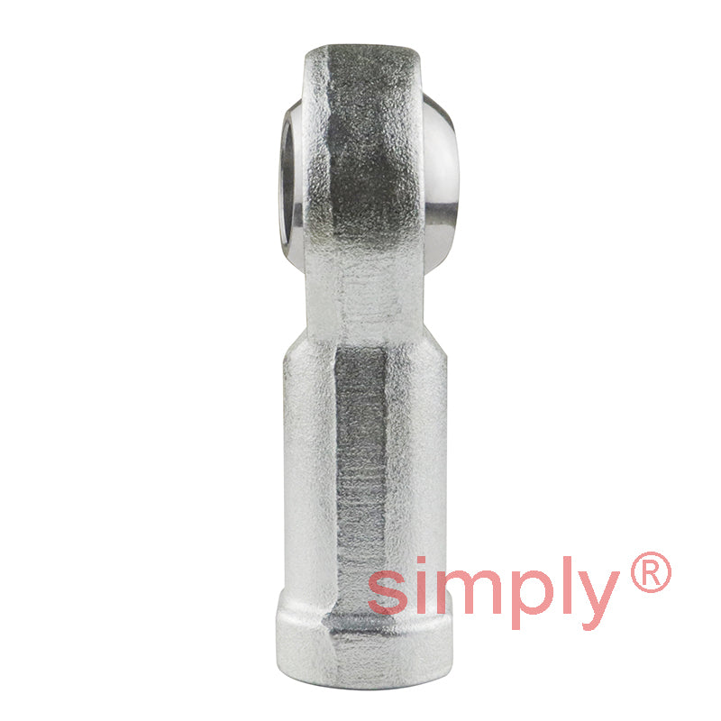 Branded FB-16CG Right Hand Metric Steel / Bronze Lined Maintenance Required Plain Female Rod End M16x1.6 Thread