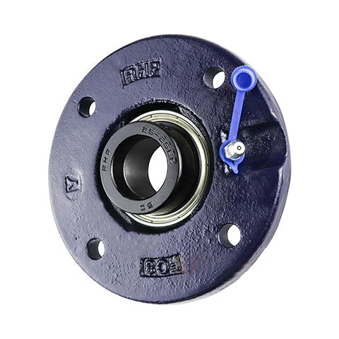 RHP FC2.3/16DEC-RHP Four Bolt Round Cast Iron Flanged Bearing Unit and 2-3/16 inch Insert