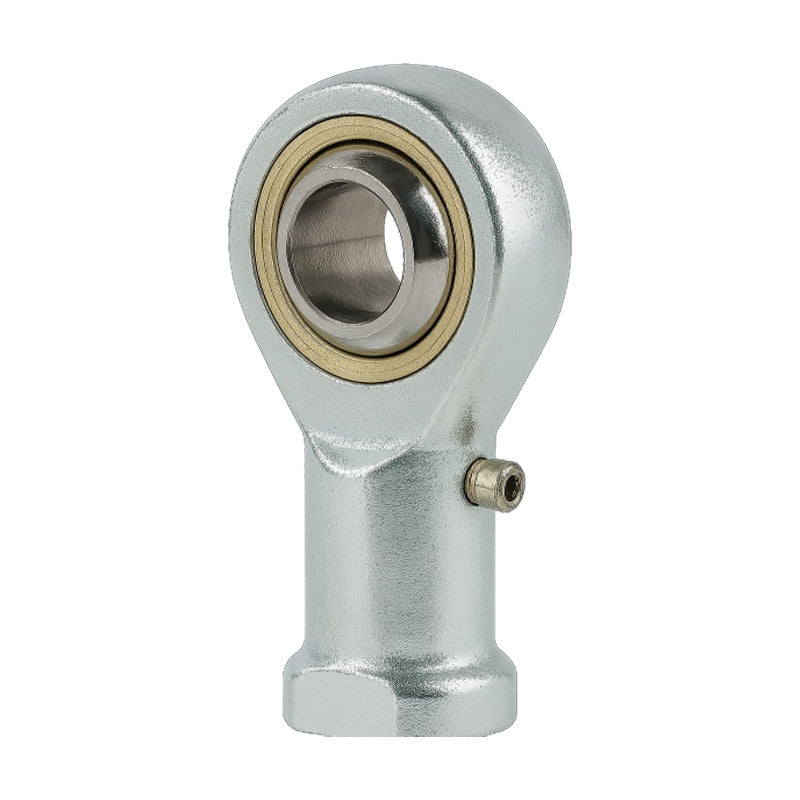 Fluro GIOW14 Right Hand Zinc Plated Steel / PTFE Lined Maintenance Free Female Plain Rod End M14 Thread