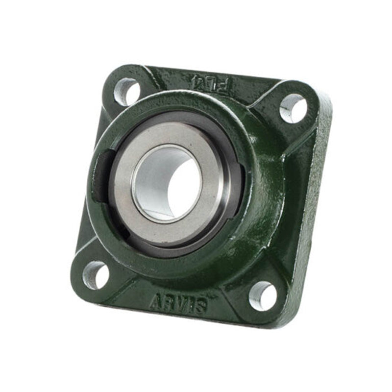 Major Brand FL6-32E-DU Imperial Cast Iron Four Bolt Square Flanged Housing with 2 inch Bore Steel Insert - Allow 3-4 Weeks
