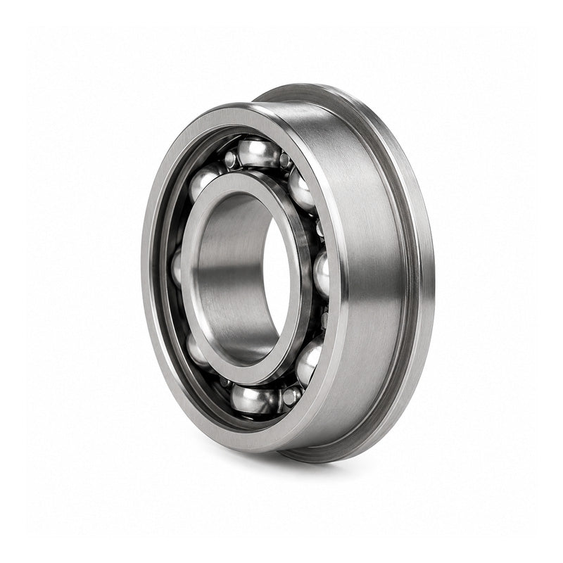 FR3W19 Budget Open Flanged Deep Groove Ball Bearing 3/16x1/2x0.196 inch