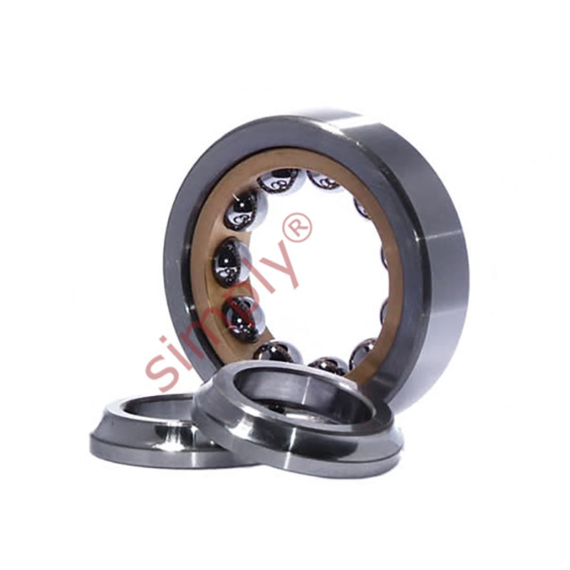 Premier Budget Brass Caged Imperial QJM2-1/2 Four Point Contact Ball Bearing 2-1/2x5-1/2x1-1/4 inch