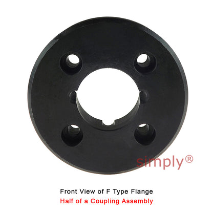 Major Brand F50F-MB Drive Coupling Inner Tapered Locking Bush Type Max Bush Bore 32mm / 1-1/4 inch