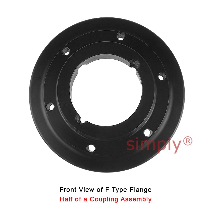Major Brand F100F-MB Drive Coupling Inner Tapered Locking Bush Type Max Bush Bore 75mm / 3 inch