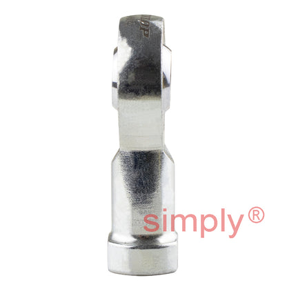 Branded FS-M06 Right Hand Metric Steel / PTFE Lined Maintenance Free Plain Female Rod End M6x1 Thread