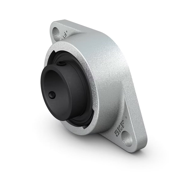 SKF FYT112TFVA201 Y Bearing Two Bolt Oval High Temperature Flange Unit Housing with Steel Cage Insert for Imperial Shaft 1-1/2 inch
