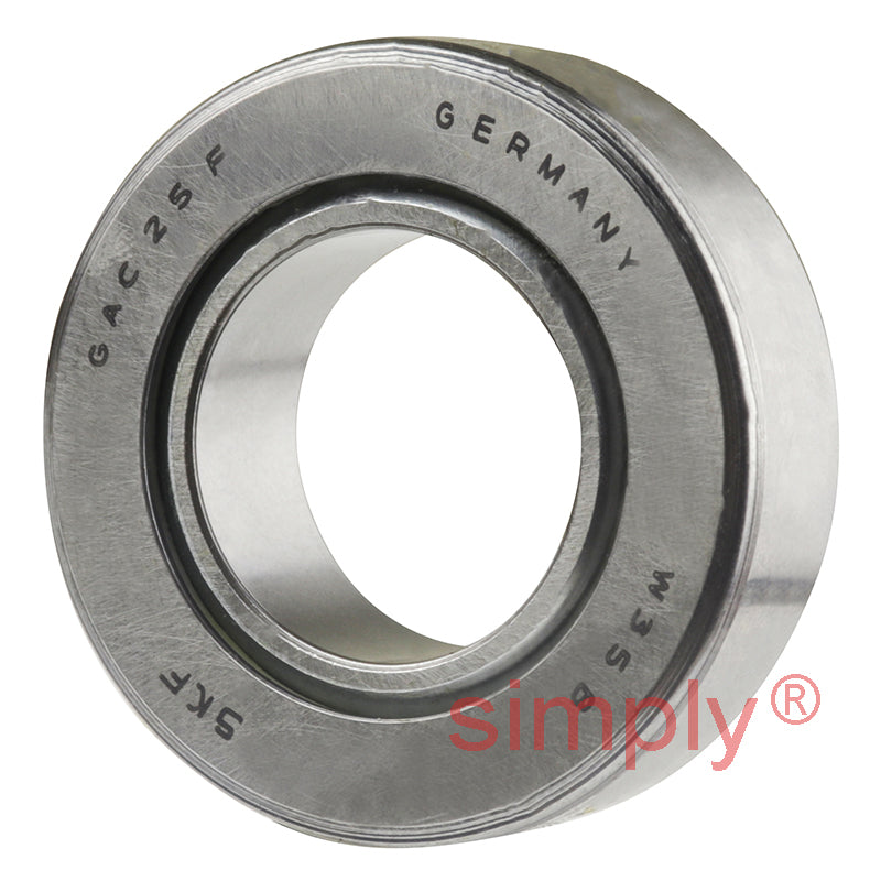 SKF GAC25F Angular Contact Spherical Plain Bearing Steel / PTFE Fabric 25x47x15mm