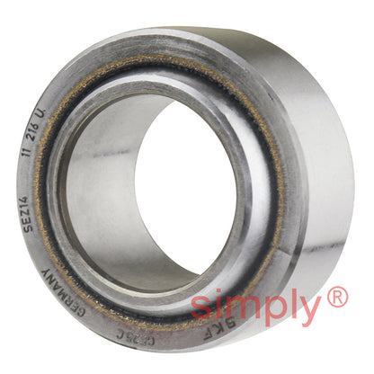 SKF GE25C Maintenance Free Spherical Plain Bearing Steel / Bronze 25x42x20x16mm