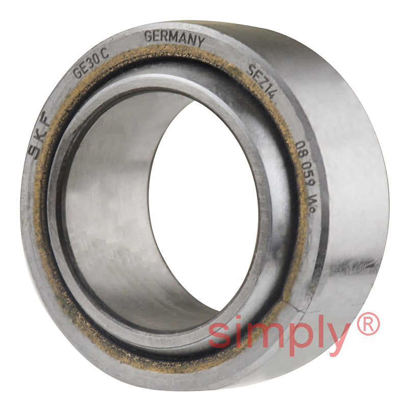 SKF GE30C Maintenance Free Spherical Plain Bearing Steel / Bronze 30x47x22x18mm