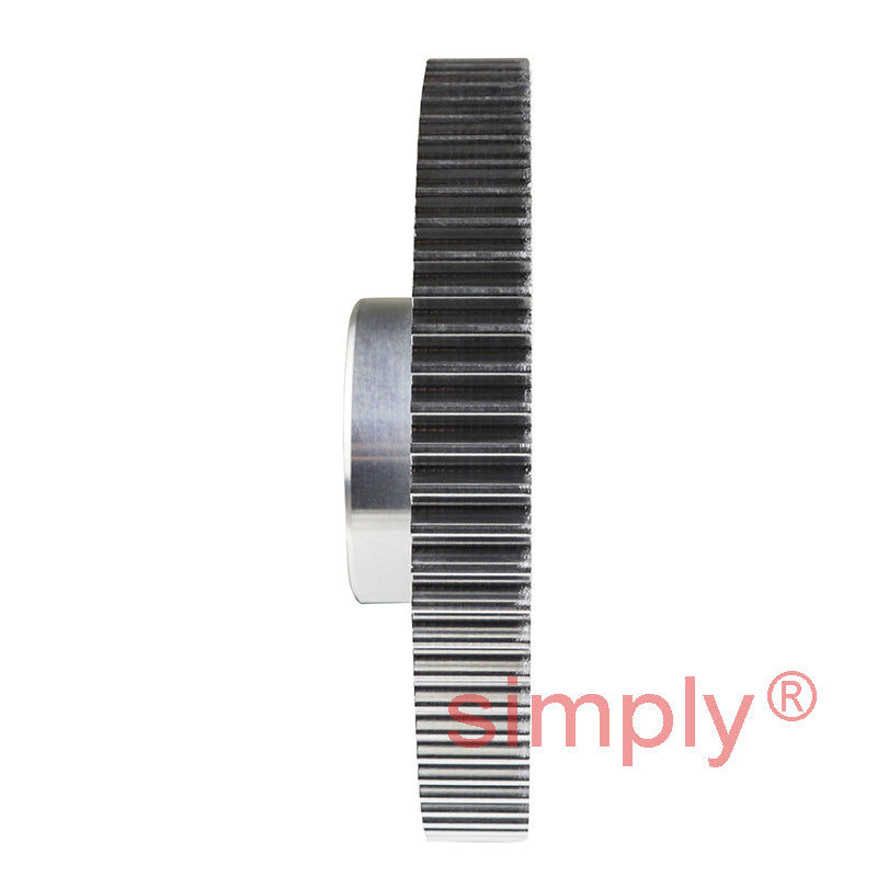 Drive-Flex P72-5M-15 - 5mm Pitch 72 Tooth Flangeless HTD Type Aluminium Pilot Bore Timing Pulley for 15mm Wide Belts