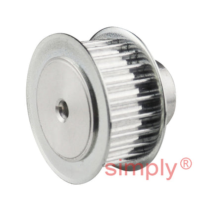 Drive-Flex P14-3M-09F - 3mm Pitch 14 Tooth Flanged HTD Type Aluminium Timing Pulley for 9mm Wide Belts