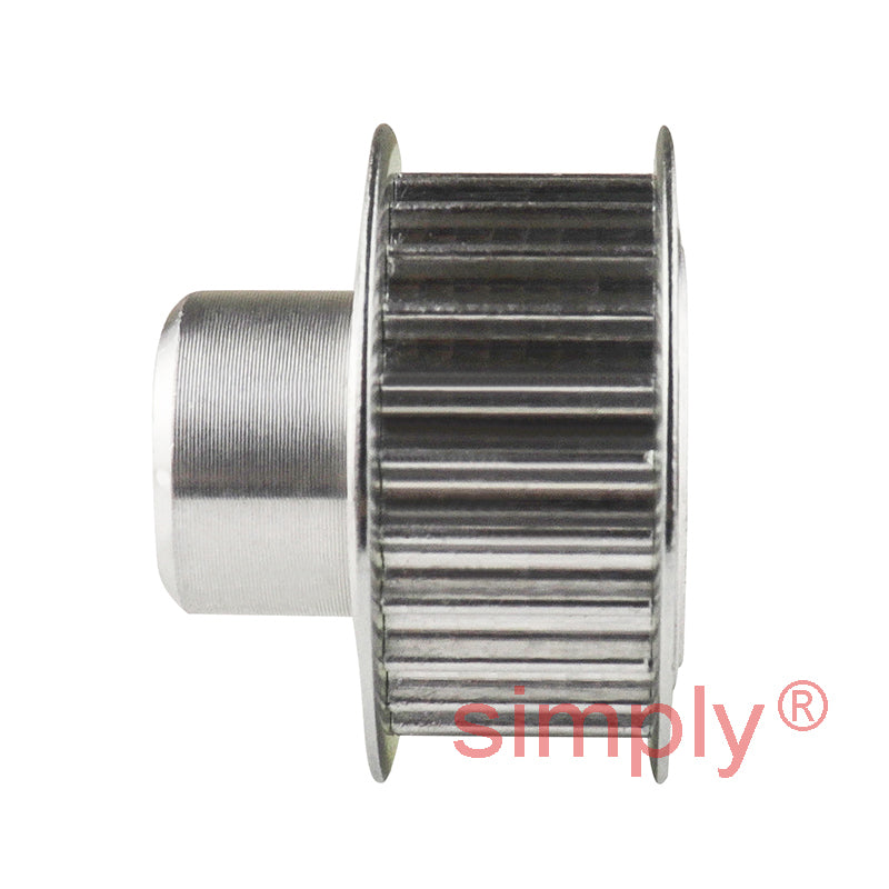 Drive-Flex P14-3M-09F - 3mm Pitch 14 Tooth Flanged HTD Type Aluminium Timing Pulley for 9mm Wide Belts