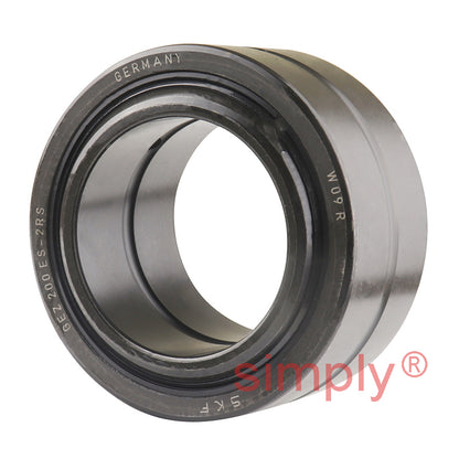 SKF GEZ200ES2RS Double Seal Spherical Plain Bearing 50.8x80.96x44.45x38.10mm