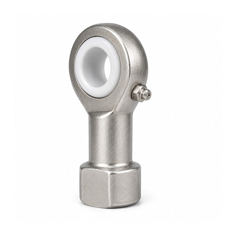 Fluro GILRSW10BO Left Hand Stainless Steel / PTFE Lined Maintenance Free Studded Female Rod End M10 Thread