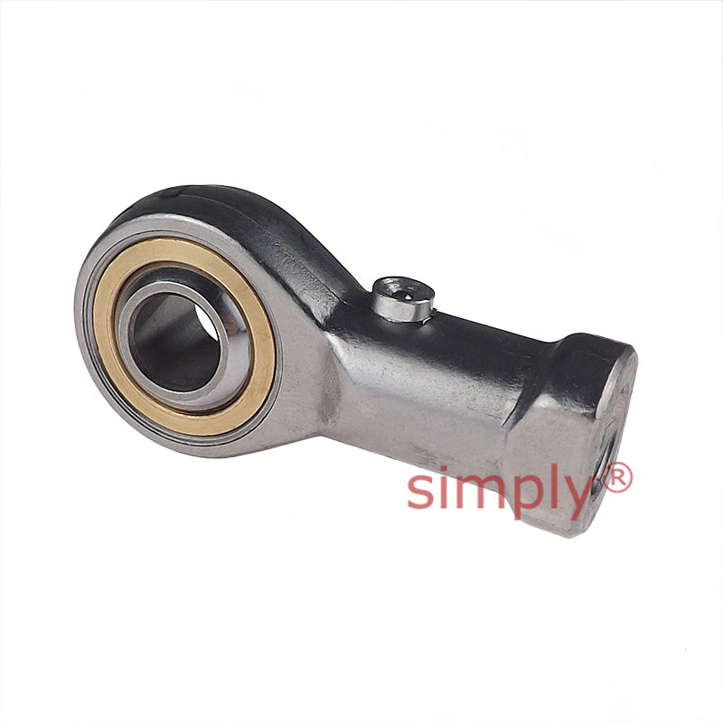 Fluro GIRS03 Right Hand Stainless Steel / Bronze Female Plain Rod End (without lubrication hole) M3 Thread