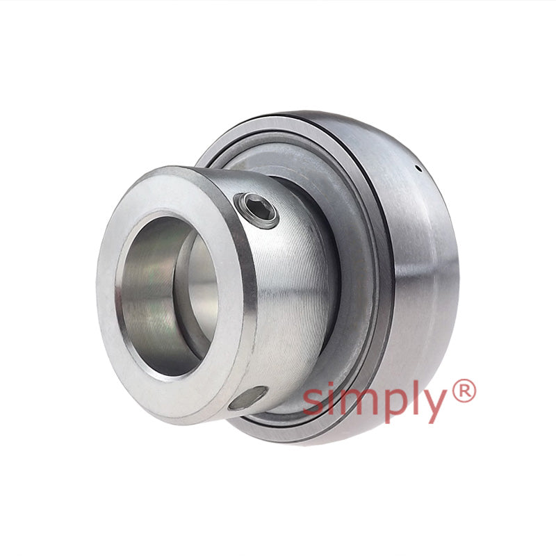 NKE GRAE50XLNPPB Metric Spherical Outer Bearing Insert with P Seals and Eccentric Collar 50x90x43.8mm