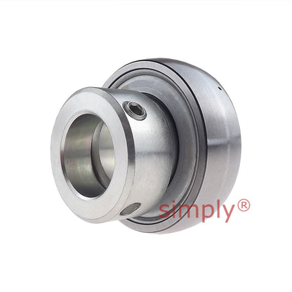 NKE GRAE50XLNPPB Metric Spherical Outer Bearing Insert with P Seals and Eccentric Collar 50x90x43.8mm