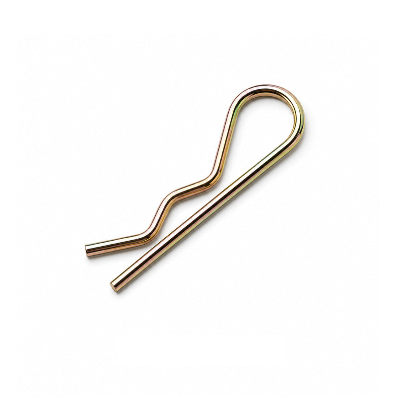 Spring Steel Zinc Plated Yellow Passivated Grip Clip 7x105mm to Fit 8mm Hole