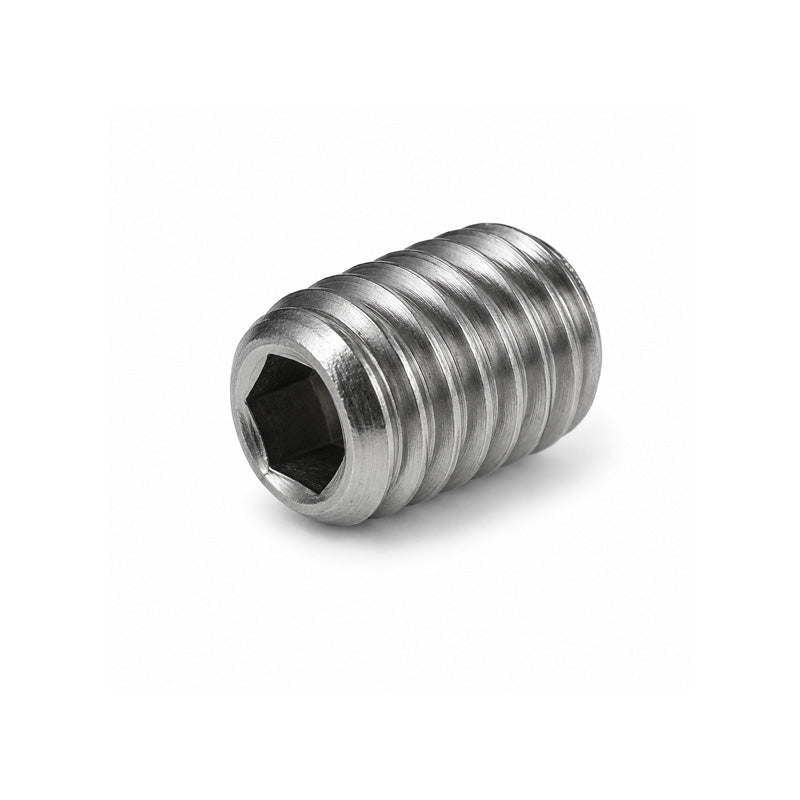 M4x4 Metric Stainless Steel A2 Cup Point Grub Screw 4mm Length 0.7mm Pitch