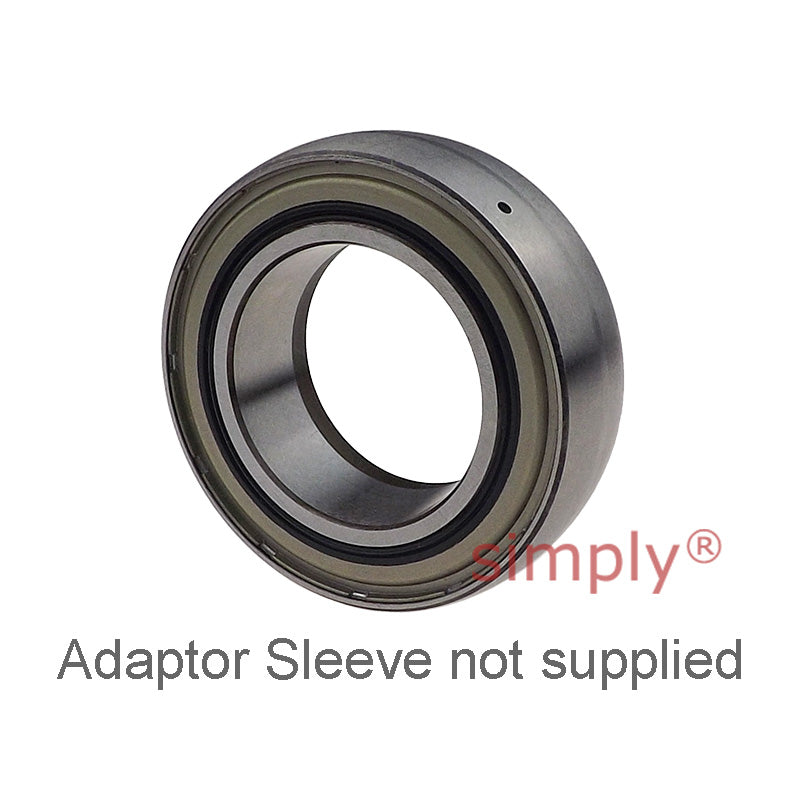 INA GSH25XL2RSRB Metric Spherical Outer Bearing Insert with RSR Seals 25x52x28mm (Adaptor Sleeve Sold Separately)