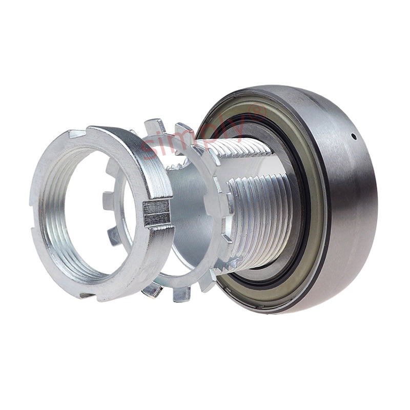 INA GSH40XL2RSRB Metric Spherical Outer Bearing Insert with RSR Seals and Adaptor Sleeve fits 40mm Shafts