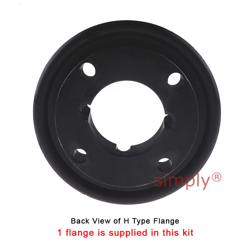 Major Brand F50H/F50F Inner/Outer Facing Taper Bores Type Tyre Drive Coupling Assembly with Fire Resistant Antistatic (F.R.A.S) Tyre