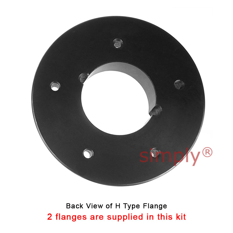 Major Brand F60H/F60H Outer Facing Taper Bores Type Tyre Drive Coupling Assembly with Natural Rubber Tyre