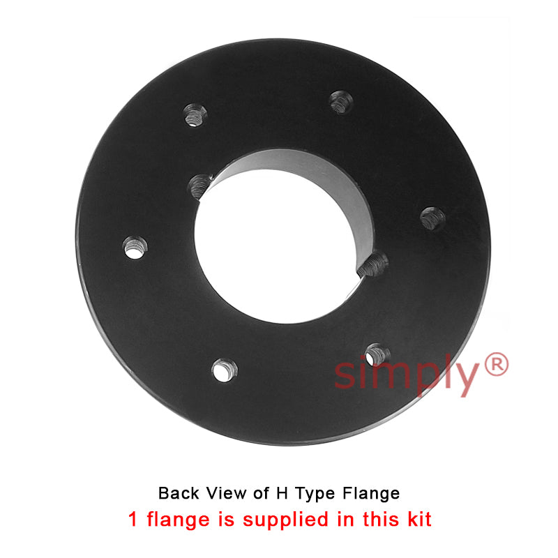Major Brand F110H/F110F Inner/Outer Facing Taper Bores Type Tyre Drive Coupling Assembly with Natural Rubber Tyre