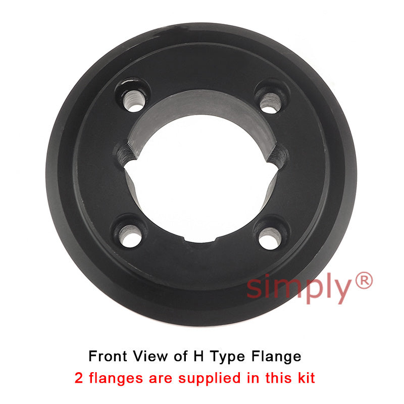 Major Brand F50H/F50H Outer Facing Taper Bores Type Tyre Drive Coupling Assembly with Fire Resistant Antistatic (F.R.A.S) Tyre