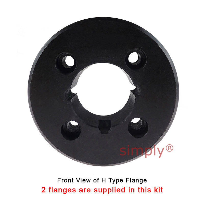 Major Brand F40H/F40H Outer Facing Taper Bores Type Tyre Drive Coupling Assembly with Natural Rubber Tyre
