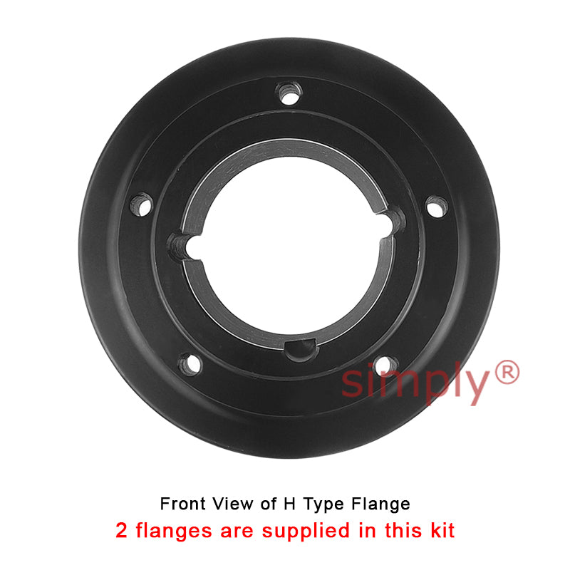 Major Brand F70H/F70H Outer Facing Taper Bores Type Tyre Drive Coupling Assembly with Natural Rubber Tyre