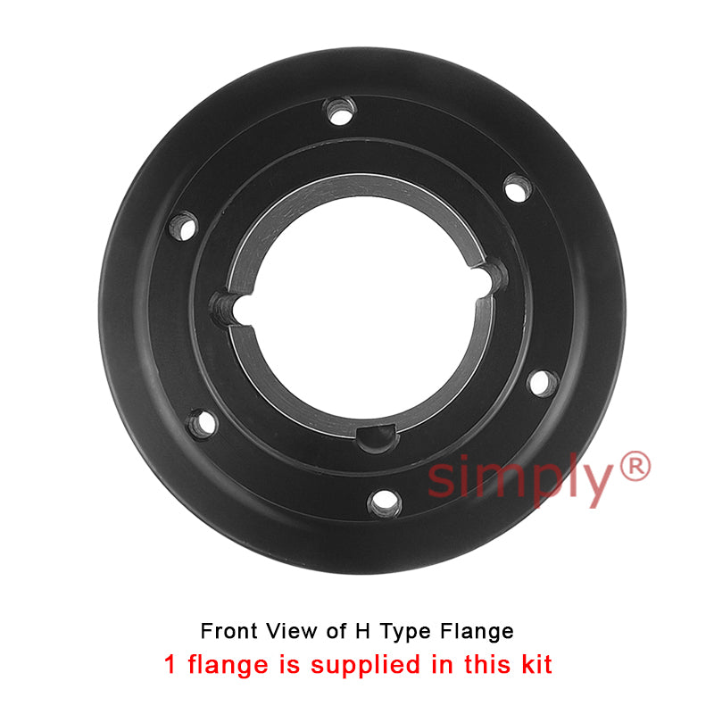 Major Brand F120H/F120B Outer Facing Taper Bore/Pilot Bored Tyre Drive Coupling Assembly with Fire Resistant Antistatic (F.R.A.S) Tyre