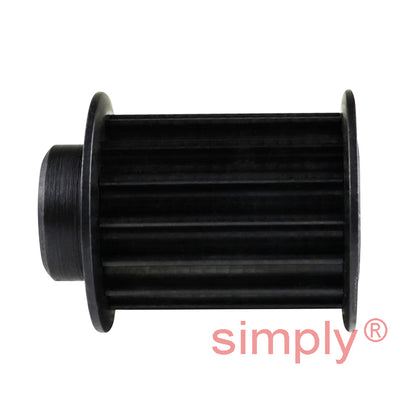 P15-5M-25F - 5mm Pitch 15 Tooth Flanged HTD Type Steel Pilot Bore Timing Pulley for 25mm Wide Belts