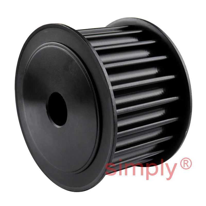 P22-8M-30F - 8mm Pitch 22 Tooth Flanged HTD Type Steel Pilot Bore Timing Pulley for 30mm Wide Belts