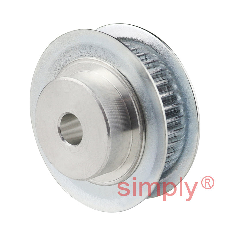 Drive-Flex P40-3M-15F - 3mm Pitch 40 Tooth Flanged HTD Type Aluminium Pilot Bore Timing Pulley for 15mm Wide Belts