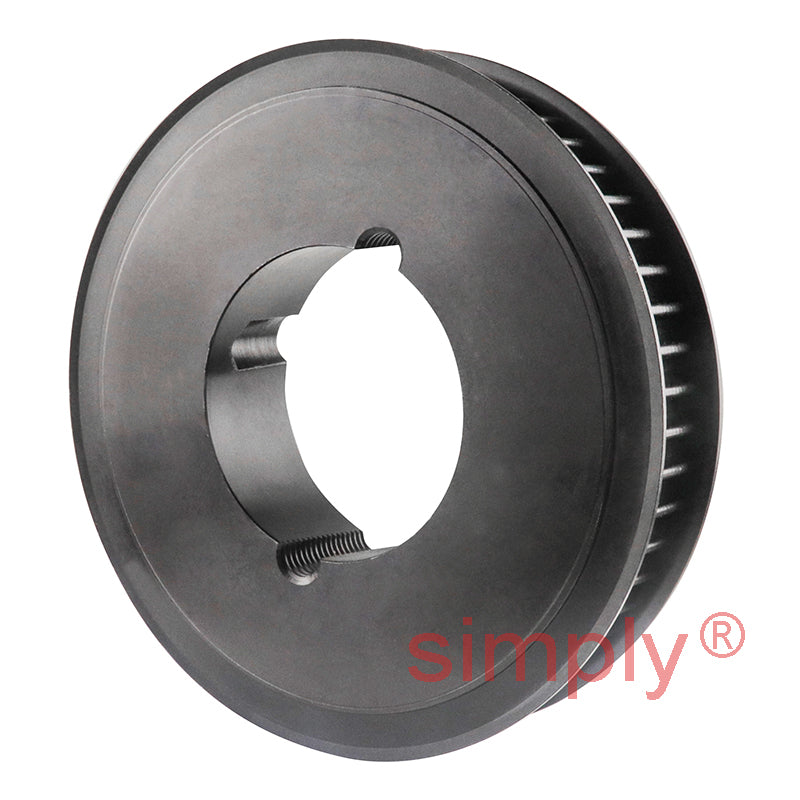 TL56-8M-20F - 8mm Pitch 56 Tooth Flanged HTD Type Steel Taper Bore Timing Pulley for 20mm Wide Belts
