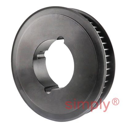 TL56-8M-20F - 8mm Pitch 56 Tooth Flanged HTD Type Steel Taper Bore Timing Pulley for 20mm Wide Belts