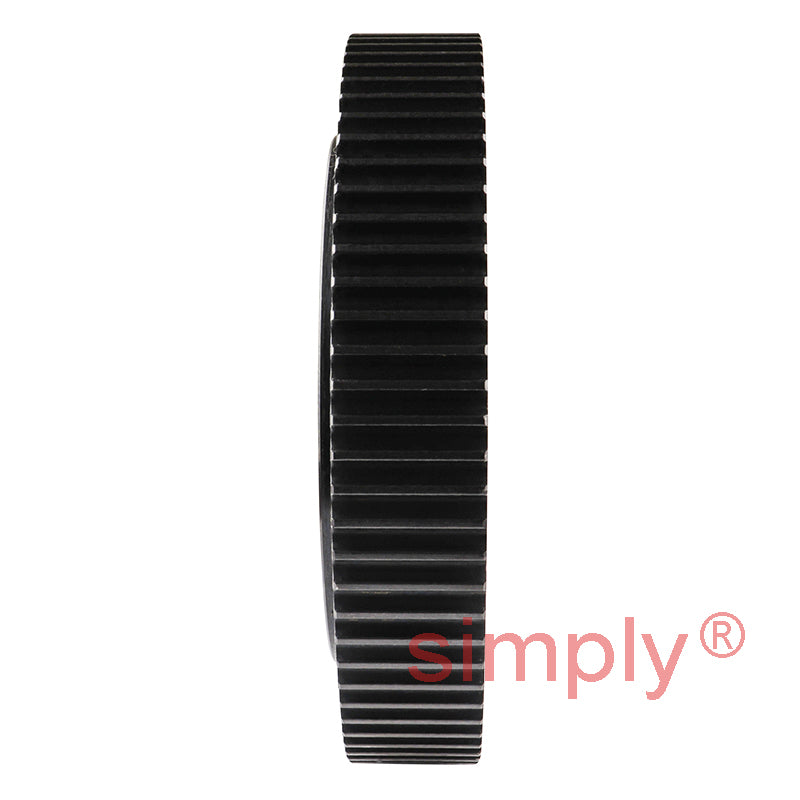 TL80-5M-15 - 5mm Pitch 80 Tooth Flangeless HTD Type Steel Taper Bore Timing Pulley for 15mm Wide Belts